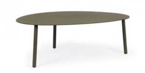 BIZZOTTO Zahradní konferenční stolek SPARKY zelený 100x70 cm