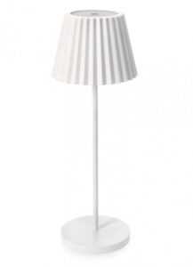 BIZZOTTO Zahradní stolní LED lampa ARTIKA 36 cm bílá