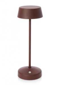 BIZZOTTO Zahradní stolní LED lampa ESPRIT 33 cm hnědá